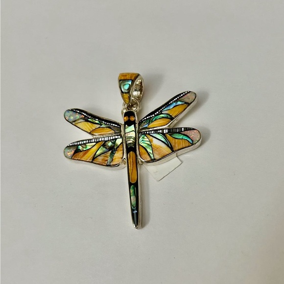 Sterling Silver Dragonfly Pendant - Picture 4 of 7